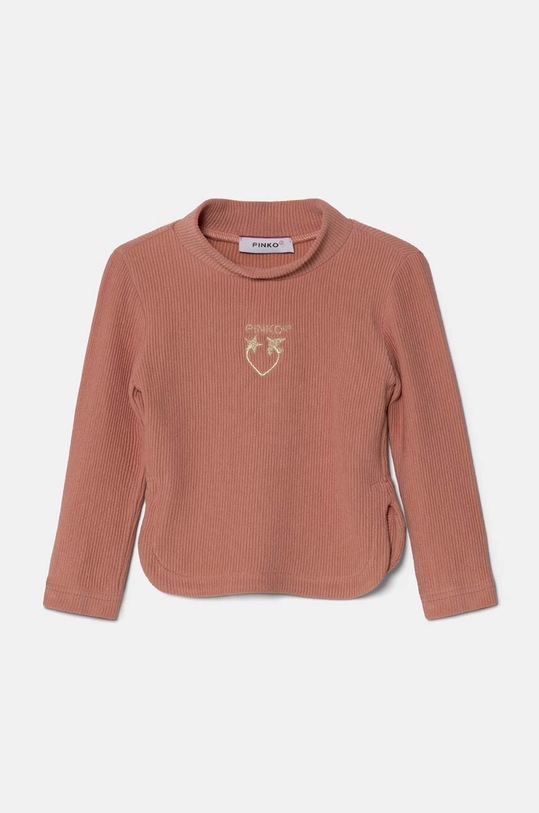 Dječja majica dugih rukava Pinko Up s elastinom narančasta F4PIBGTN148