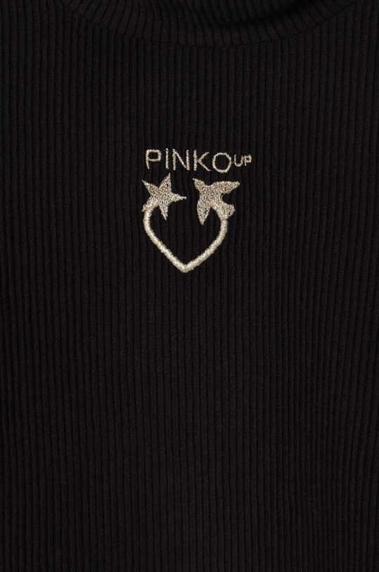 Дівчинка Дитячий лонгслів Pinko Up F4PIBGTN148 чорний