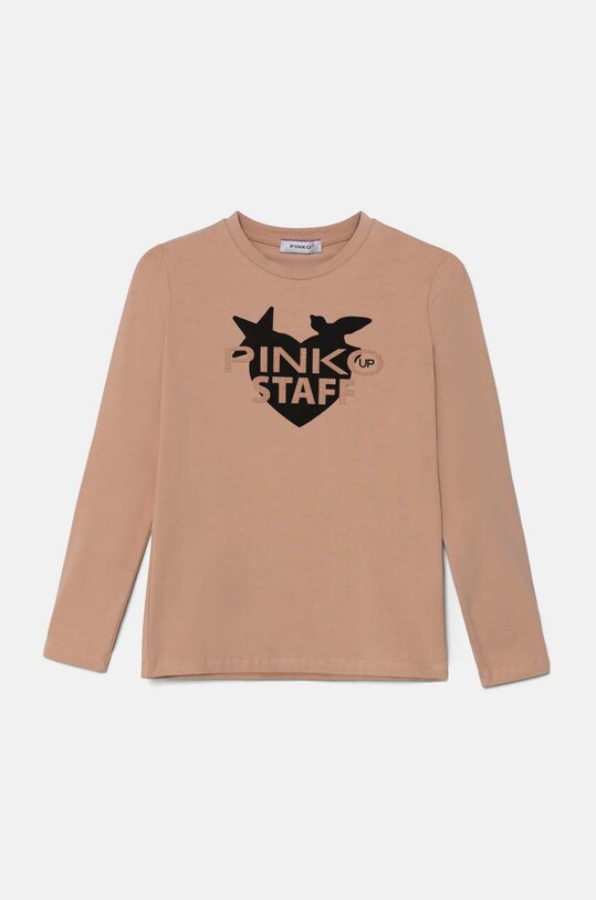 Детский лонгслив Pinko Up с эластаном розовый F4PIJGTH054