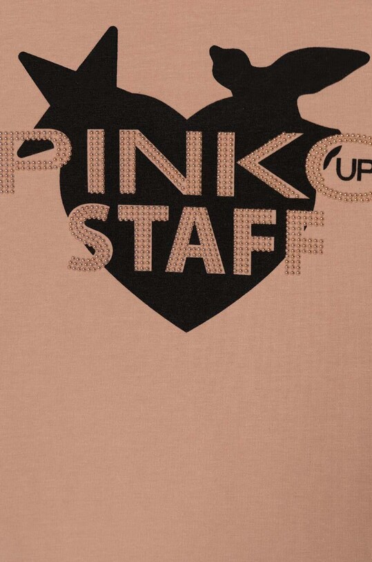 Девочка Детский лонгслив Pinko Up F4PIJGTH054 розовый