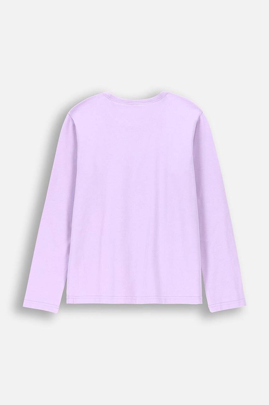 Coccodrillo longsleeve dziecięcy ZC4143103VGA fioletowy AW24