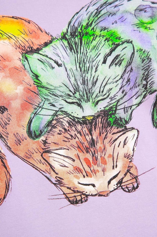 Coccodrillo longsleeve dziecięcy fioletowy ZC4143103VGA