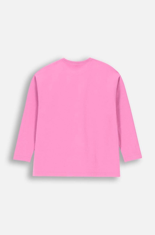 Coccodrillo longsleeve dziecięcy ZC4143105VGA różowy AW24