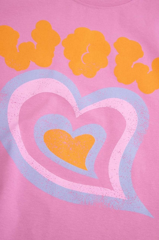 Coccodrillo longsleeve dziecięcy różowy ZC4143105VGA