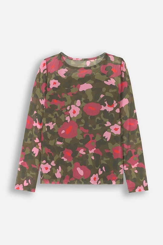 Дитячий лонгслів Coccodrillo ZC4143101MGJ зелений AW24