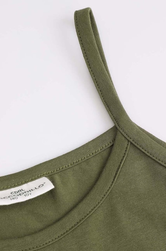 Дитячий лонгслів Coccodrillo зелений ZC4143101MGJ