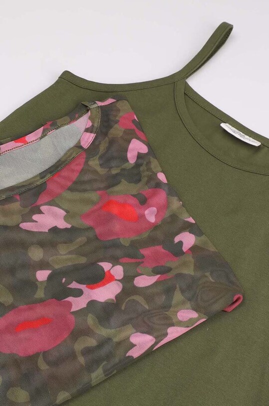 Дитячий лонгслів Coccodrillo ZC4143101MGJ зелений