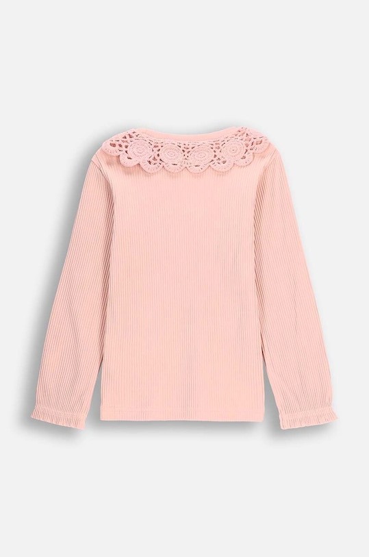 Coccodrillo longsleeve dziecięcy ZC4143103RGK różowy AW24