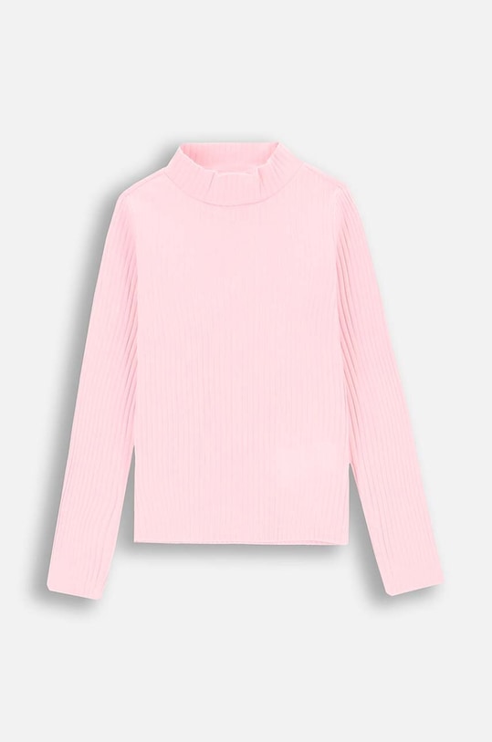 Coccodrillo longsleeve dziecięcy z elastanem różowy ZC4143901CGK