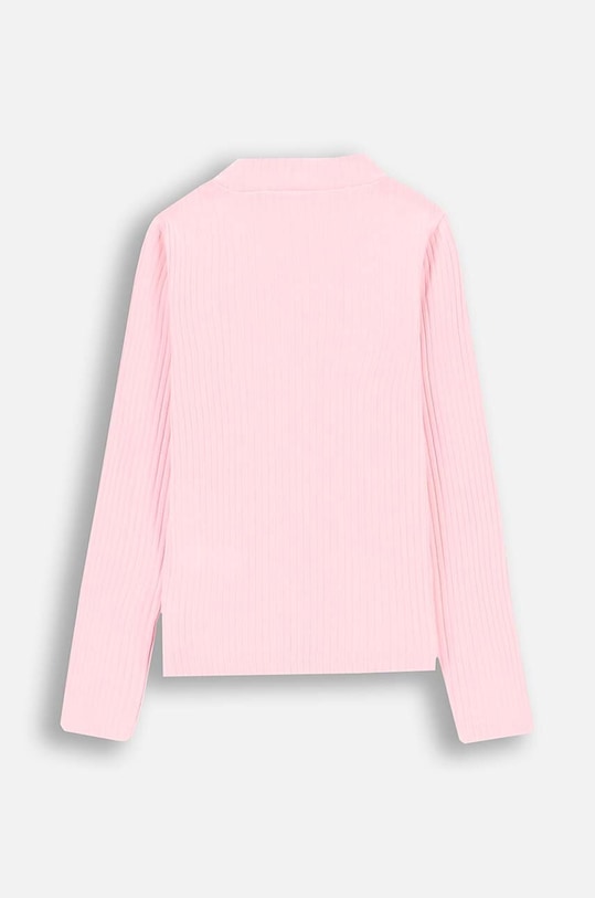 Coccodrillo longsleeve dziecięcy ZC4143901CGK różowy AW24