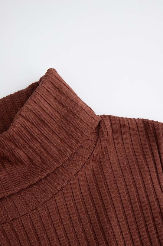 Dziewczynka Coccodrillo longsleeve dziecięcy ZC4143901RGJ brązowy