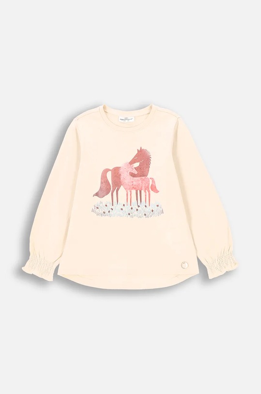 Coccodrillo longsleeve copii print bej ZC4143102RGK