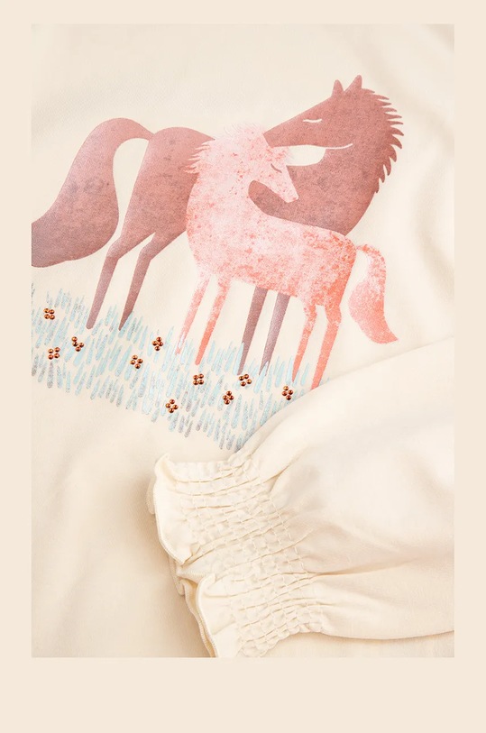 Coccodrillo longsleeve copii bej ZC4143102RGK