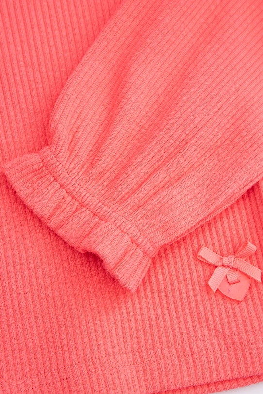 Coccodrillo longsleeve dziecięcy różowy ZC4143901HGK