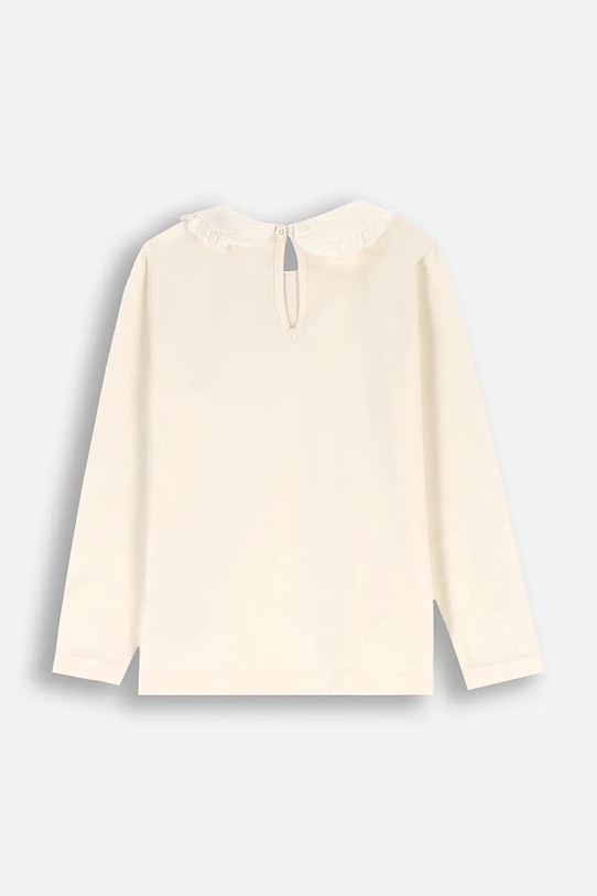 Coccodrillo longsleeve din bumbac pentru copii ZC4143101EJG bej AW24