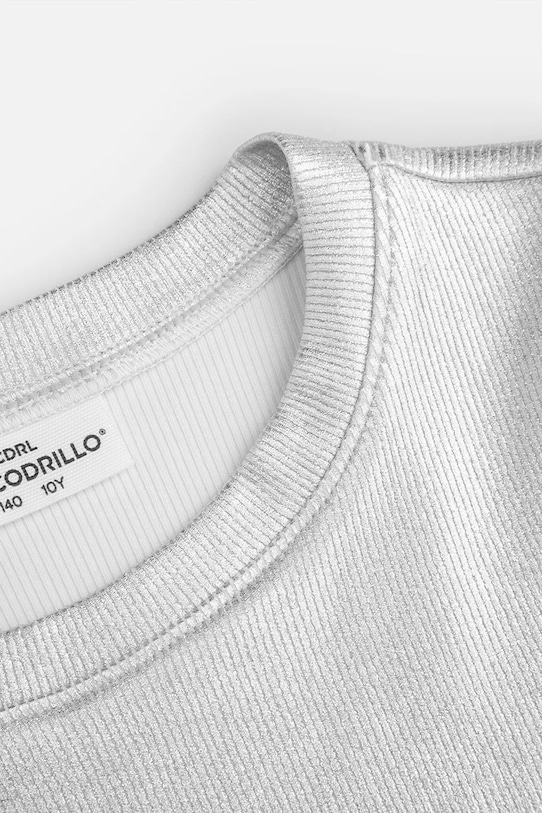 Coccodrillo longsleeve copii ZC4143101EPG argintiu