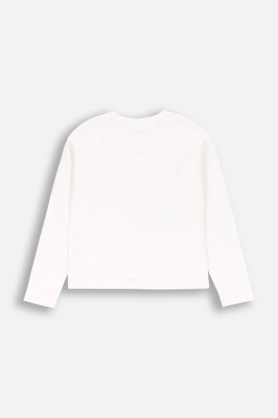 Detské tričko s dlhým rukávom Coccodrillo ZC4143106MER béžová AW24