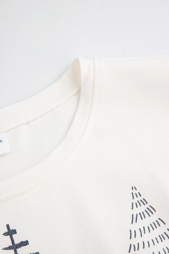 Dievča Detské tričko s dlhým rukávom Coccodrillo ZC4143106MER béžová