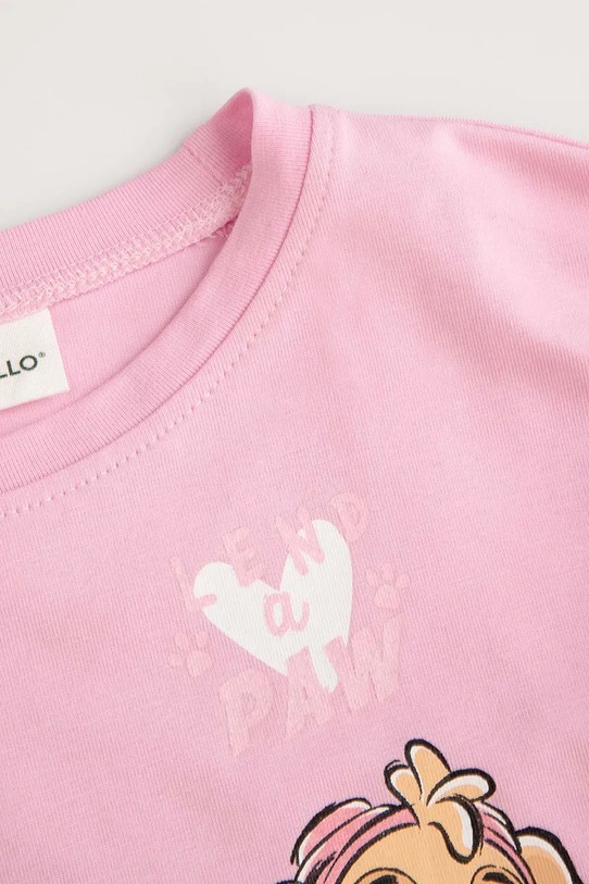 Dziewczynka Coccodrillo longsleeve dziecięcy ZC4143104LGD różowy