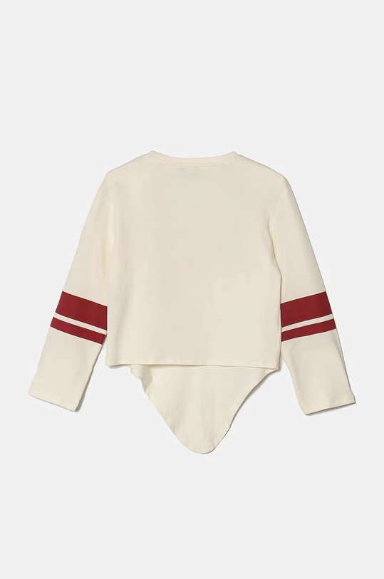 United Colors of Benetton longsleeve bawełniany dziecięcy 3I1XC10JD.G.Seasonal beżowy AW24