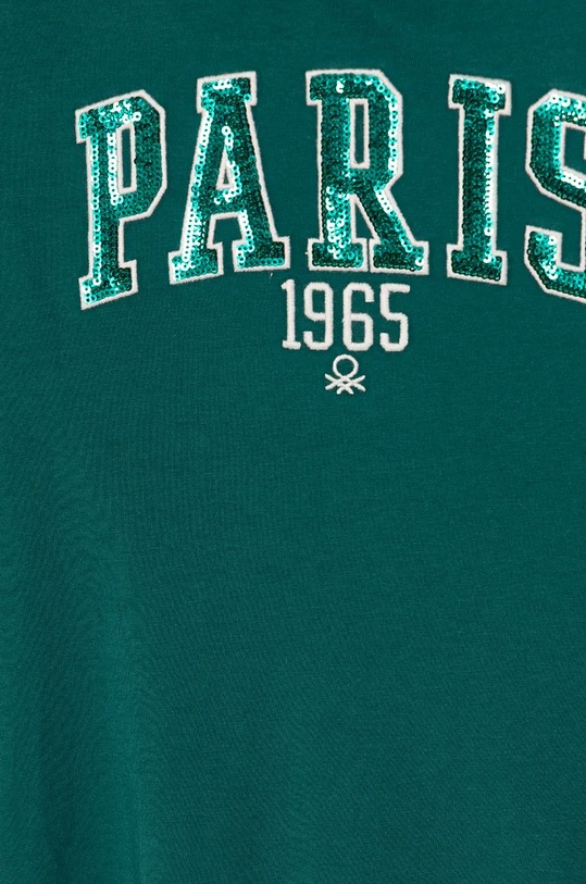 Dziewczynka United Colors of Benetton longsleeve bawełniany dziecięcy 3I1XC10JD.G.Seasonal zielony