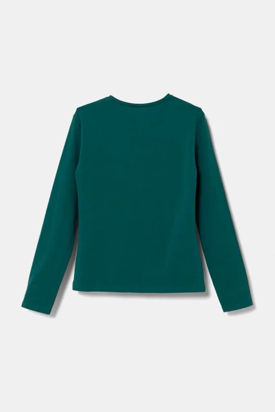 Детский лонгслив United Colors of Benetton 3P4ZC10JE.G.Seasonal зелёный AW24