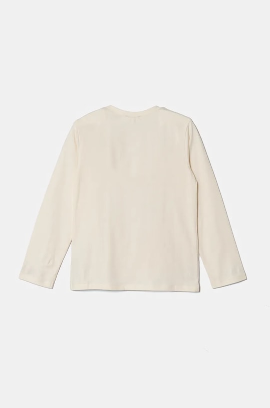 Дитячий лонгслів United Colors of Benetton 3P4ZG10FV.P.Seasonal бежевий AW24