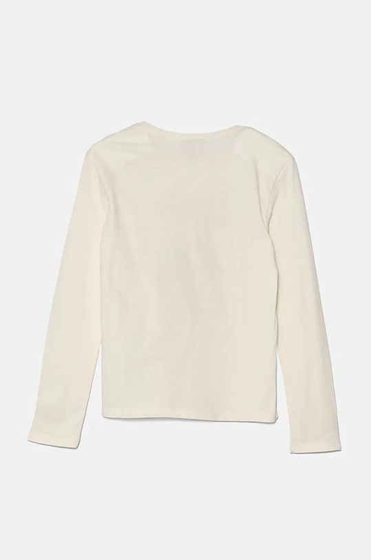United Colors of Benetton longsleeve bawełniany dziecięcy 3ATNC10ML.G.Seasonal beżowy AW24