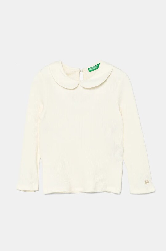 United Colors of Benetton longsleeve copii uni bej 3IVLG10GV.P.Seasonal
