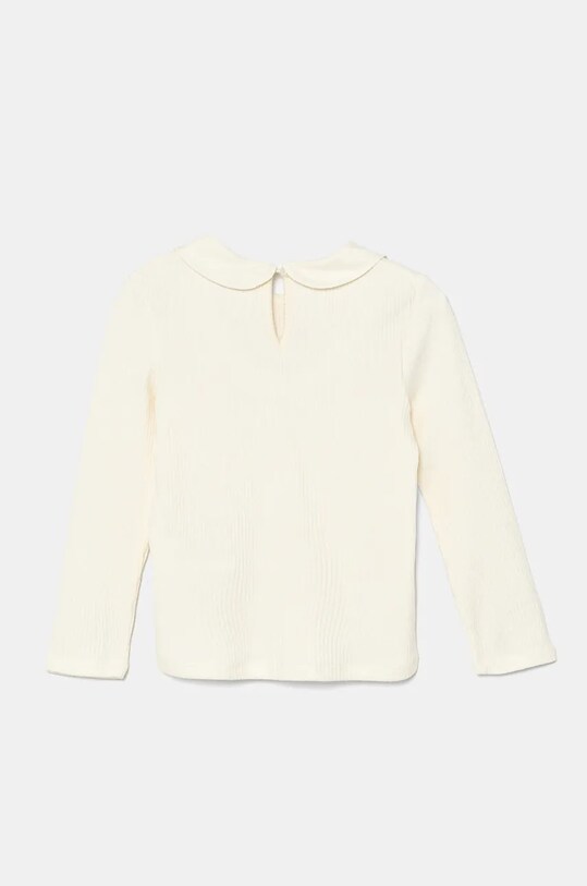 United Colors of Benetton longsleeve copii 3IVLG10GV.P.Seasonal bej AW24