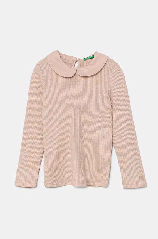 United Colors of Benetton longsleeve copii uni roz 3IVLG10GV.P.Seasonal
