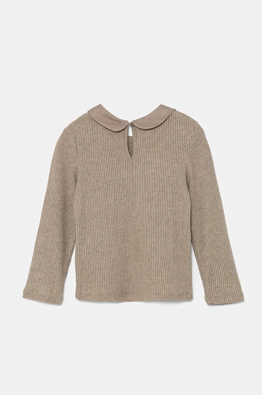 United Colors of Benetton longsleeve dziecięcy 3IVLG10GV.P.Seasonal szary AW24