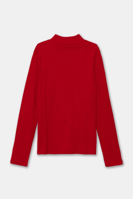 Хлопковый детский лонгслив United Colors of Benetton 3AOUC201O.G.Repro.9BYH красный AW24