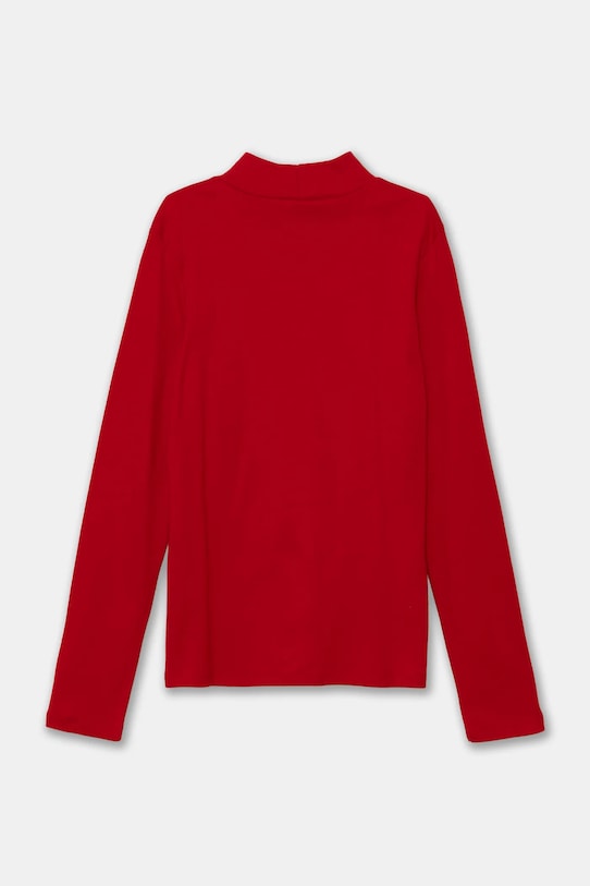 United Colors of Benetton longsleeve din bumbac pentru copii 3AOUC201O.G.Repro.9BYH rosu AW24