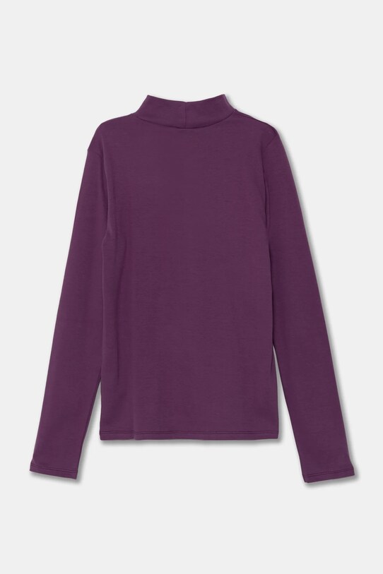 United Colors of Benetton longsleeve din bumbac pentru copii 3AOUC201O.G.G.Seasonal violet AW24
