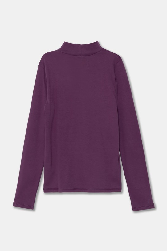 United Colors of Benetton longsleeve in cotone bambino/a 3AOUC201O.G.G.Seasonal violetto AW24