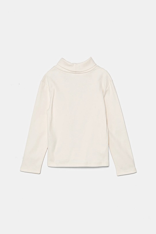 United Colors of Benetton longsleeve din bumbac pentru copii 3AOUG2008.P.Seasonal bej AW24