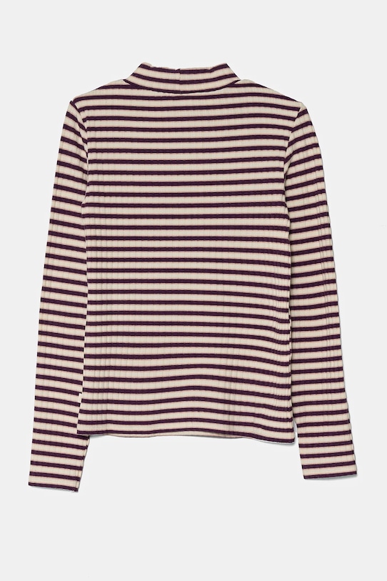 Дитячий лонгслів United Colors of Benetton 3GDAC10KY.G.Seasonal фіолетовий AW24