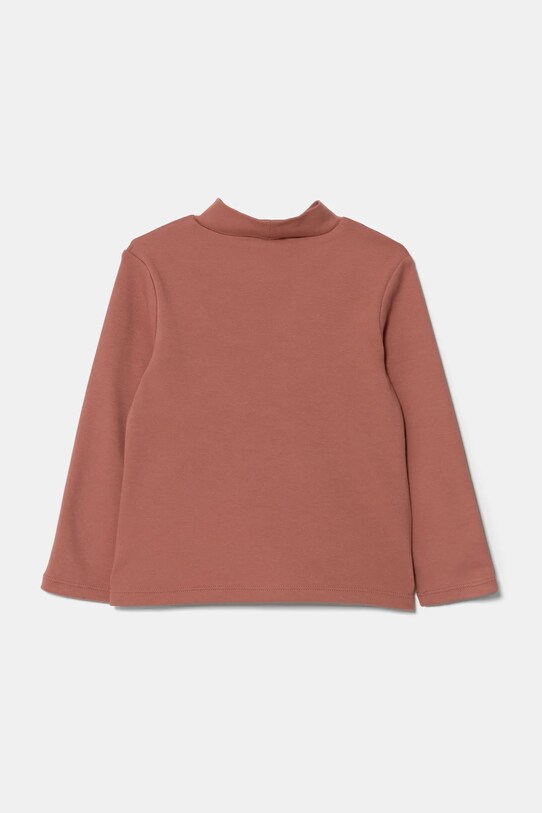 Detská bavlnená košeľa s dlhým rukávom United Colors of Benetton 3AOUG10H3.P.Seasonal oranžová AW24