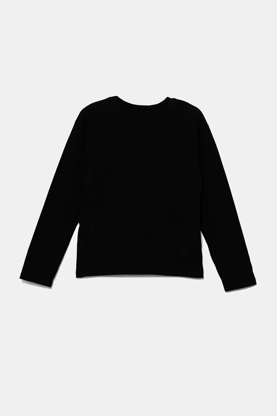 United Colors of Benetton longsleeve 3ATNC10LC.G.Seasonal negru AW24