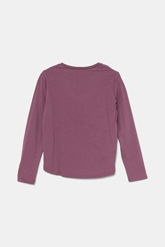United Colors of Benetton longsleeve din bumbac pentru copii 3VR5C10OQ.G.Seasonal violet AW24