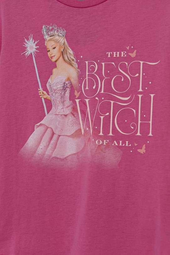 Девочка Хлопковый детский лонгслив United Colors of Benetton 3VR5C10OJ.G.Seasonal розовый