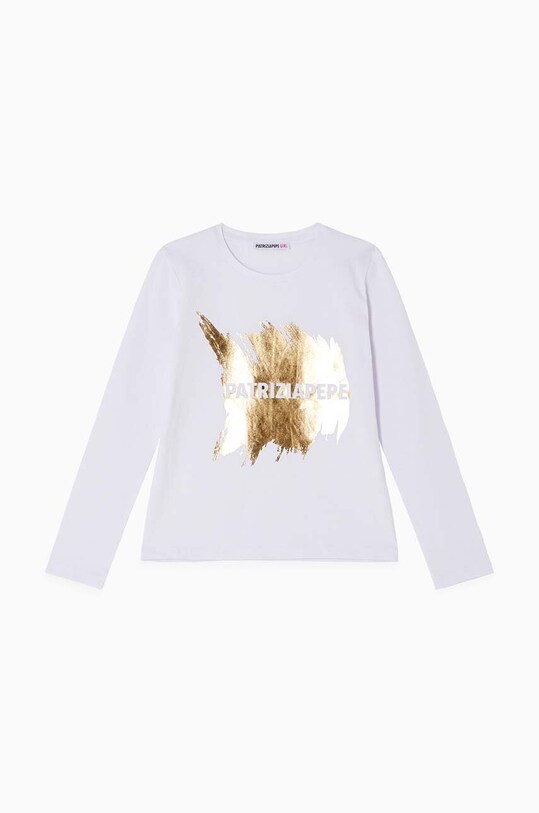 Patrizia Pepe longsleeve copii J061 print alb 7M0867