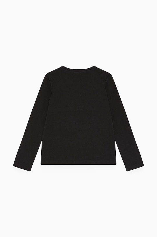 Dětské tričko s dlouhým rukávem Patrizia Pepe J061 7M0867 černá AW24