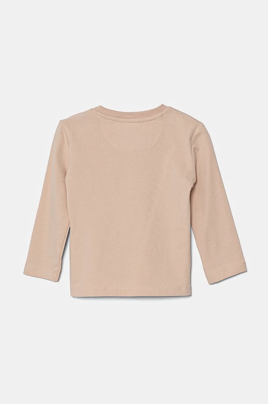 Дитячий лонгслів Calvin Klein Jeans IN0IN00005.9BYH бежевий AW24
