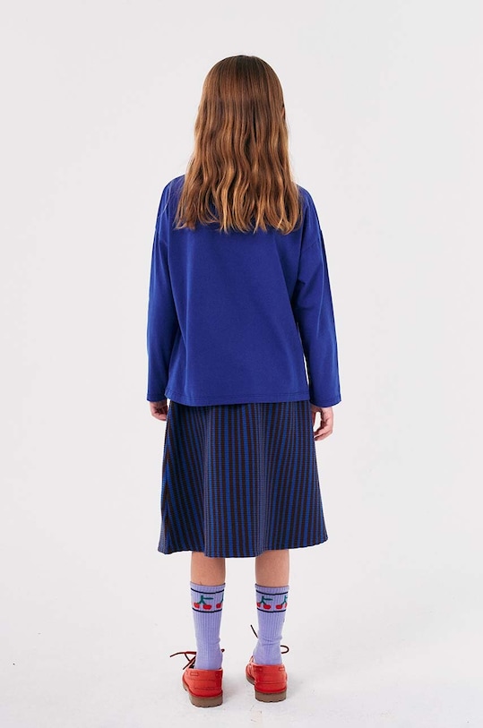 Bobo Choses longsleeve din bumbac pentru copii Funny face 224AC010