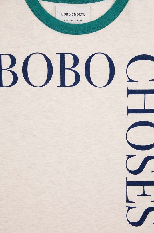 Bobo Choses longsleeve bawełniany dziecięcy multicolor 224AC014