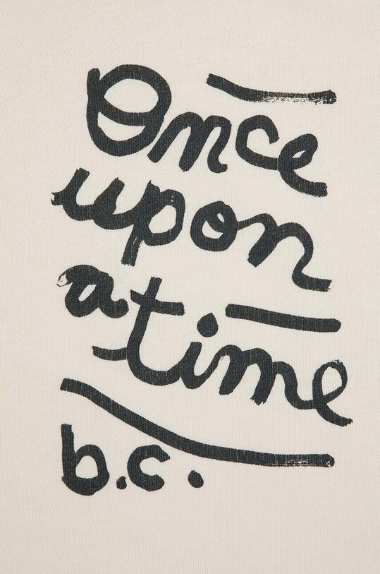 Dětské bavlněné tričko s dlouhým rukávem Bobo Choses Once Upon A Time béžová 224AC025