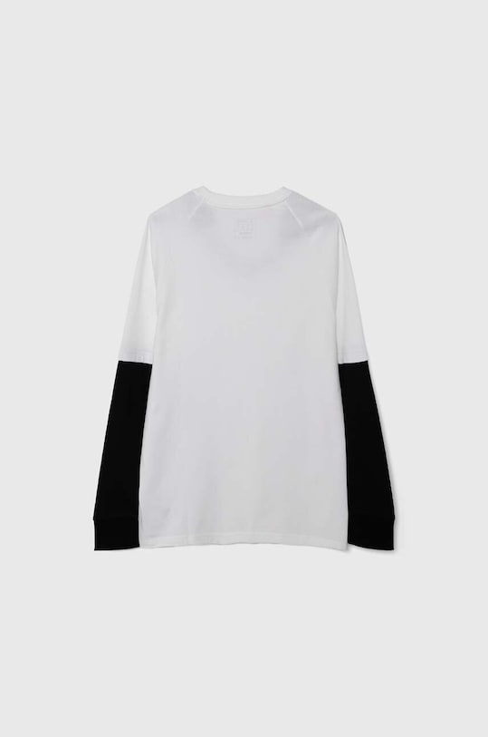 CHLAPEC Dětské tričko s dlouhým rukávem adidas JAM 2IN1 LS IV7048 bílá