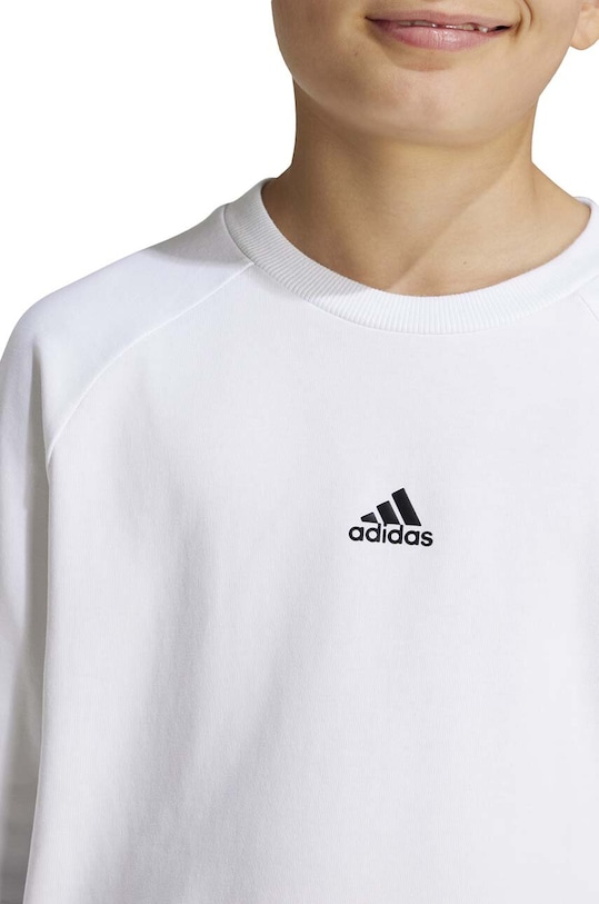 Dětské tričko s dlouhým rukávem adidas JAM 2IN1 LS IV7048 bílá